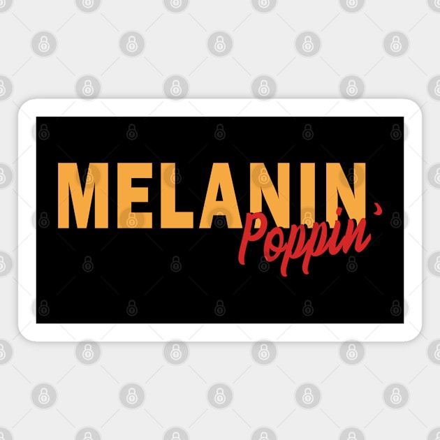 Melanin Poppin Magnet by deadright